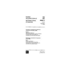 IEC 60807-1 Ed. 2.0 b:1991