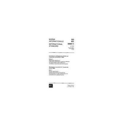 IEC 60807-1 Ed. 2.0 b:1991