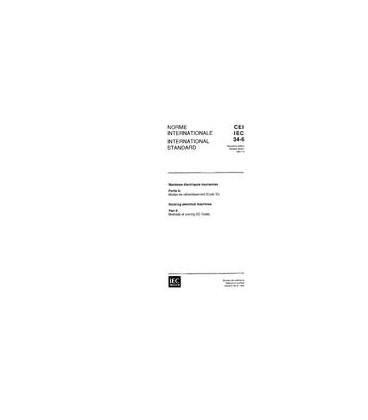 IEC 60034-6 Ed. 2.0 b:1991