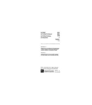 IEC 60372 Amd.1 Ed. 3.0 b:1991