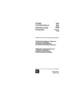 IEC 61074 Ed. 1.0 b:1991