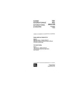 IEC 60695-2-4/0 Ed. 1.0 b:1991