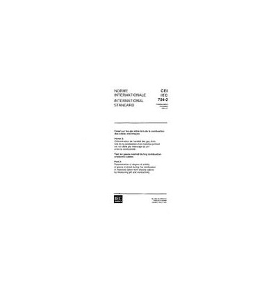 IEC 60754-2 Ed. 1.0 b:1991