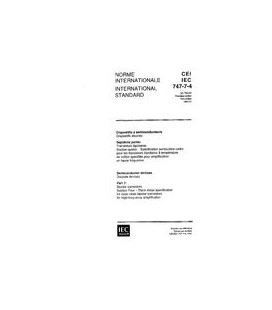 IEC 60747-7-4 Ed. 1.0 b:1991