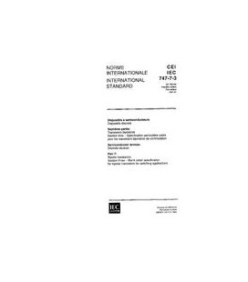 IEC 60747-7-3 Ed. 1.0 b:1991