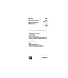 IEC 60748-3-1 Ed. 1.0 b:1991