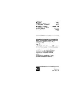 IEC 61009-2-1 Ed. 1.0 b:1991