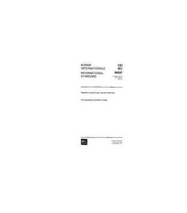 IEC 60097 Ed. 4.0 b:1991