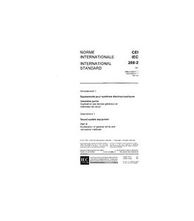 IEC 60268-2 Amd.1 Ed. 2.0 b:1991