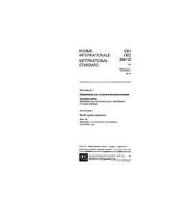 IEC 60268-12 Amd.1 Ed. 2.0 b:1991