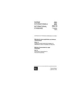 IEC 60244-13 Ed. 1.0 b:1991