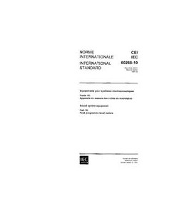 IEC 60268-10 Ed. 2.0 b:1991