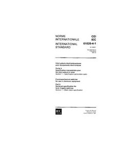 IEC 61020-4-1 Ed. 1.0 b:1991