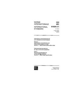 IEC 61020-3-1 Ed. 1.0 b:1991