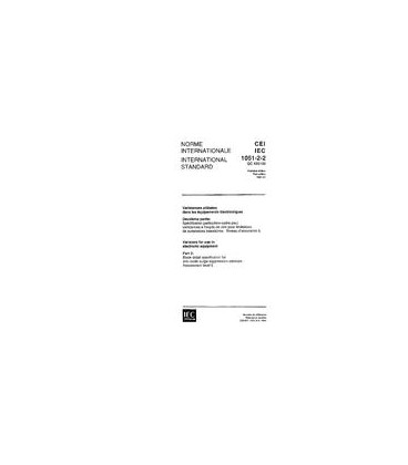 IEC 61051-2-2 Ed. 1.0 b:1991