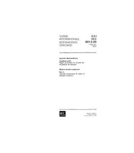 IEC 60601-2-20 Ed. 1.0 b:1990