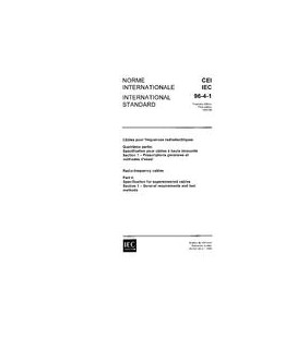 IEC 60096-4-1 Ed. 1.0 b:1990