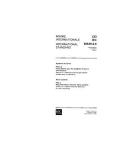 IEC 60839-2-6 Ed. 1.0 b:1990