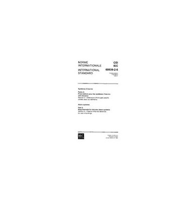 IEC 60839-2-6 Ed. 1.0 b:1990