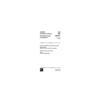 IEC 60534-7 Ed. 1.0 b:1989