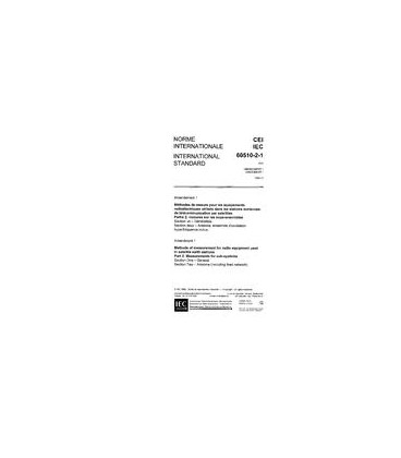 IEC 60510-2-1 Amd.1 Ed. 1.0 b:1989