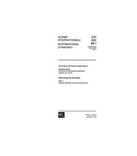 IEC 60060-1 Ed. 2.0 b:1989