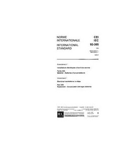 IEC 60092-305 Amd.1 Ed. 3.0 b:1989