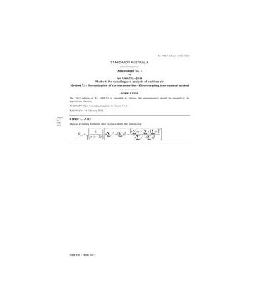 AS 3580.7.1-2011 AMDT 1
