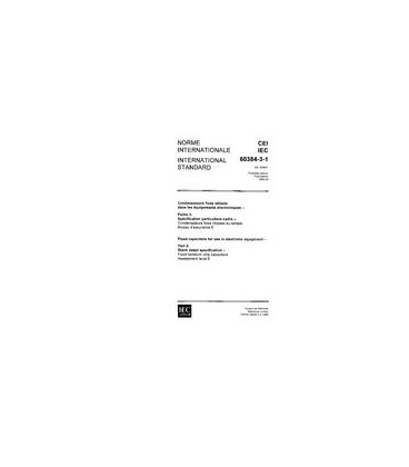 IEC 60384-3-1 Ed. 1.0 b:1989