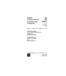 IEC 60393-1 Ed. 2.0 b:1989