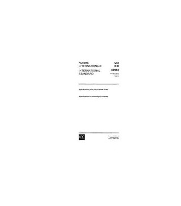 IEC 60963 Ed. 1.0 b:1988