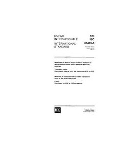 IEC 60489-3 Ed. 2.0 b:1988