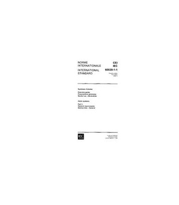 IEC 60839-1-1 Ed. 1.0 b:1988