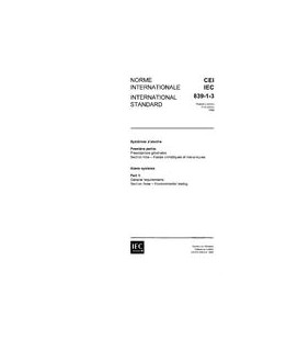 IEC 60839-1-3 Ed. 1.0 b:1988