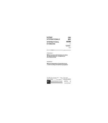 IEC 60386 Amd.1 Ed. 1.0 b:1988