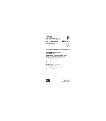 IEC 60747-8-1 Ed. 1.0 b:1987