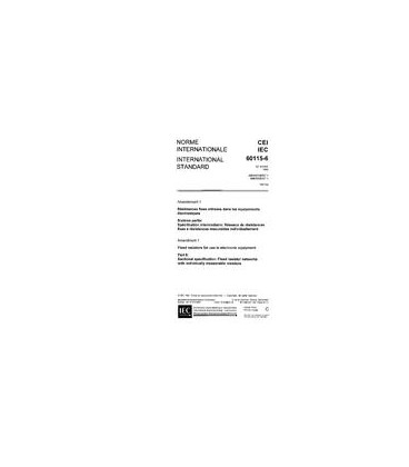 IEC 60115-6 Amd.1 Ed. 1.0 b:1987
