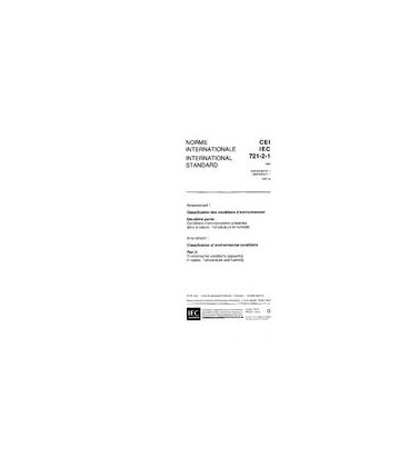 IEC 60721-2-1 Amd.1 Ed. 1.0 b:1987