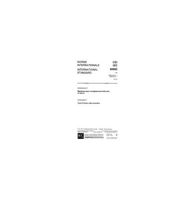 IEC 60602 Amd.1 Ed. 1.0 b:1987