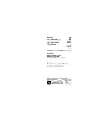 IEC 60547 Amd.1 Ed. 1.0 b:1985