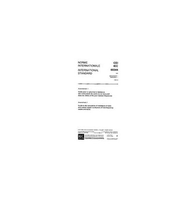 IEC 60344 Amd.1 Ed. 2.0 b:1985
