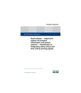 BS PD ISO/TR 12204:2012