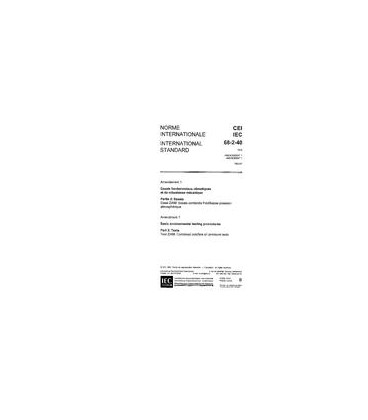 IEC 60068-2-40 Amd.1 Ed. 1.0 b:1983