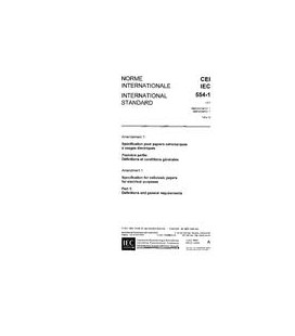 IEC 60554-1 Amd.1 Ed. 1.0 b:1983