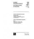 IEC 60706-1 Ed. 1.0 b:1982