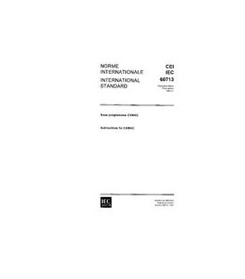 IEC 60713 Ed. 1.0 b:1981