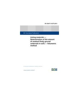 BS PD CEN/TS 16375:2013