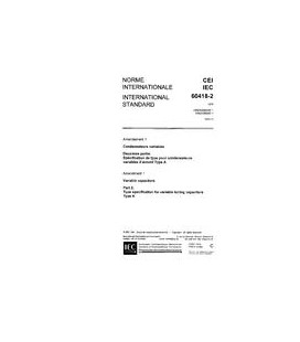 IEC 60418-2 Amd.1 Ed. 1.0 b:1981