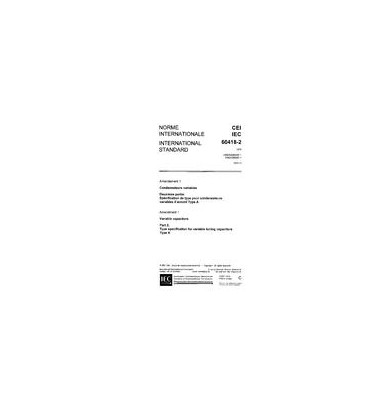 IEC 60418-2 Amd.1 Ed. 1.0 b:1981