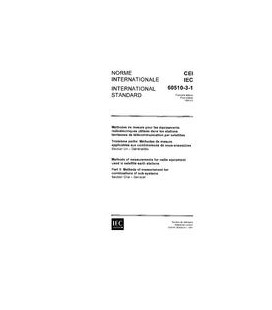 IEC 60510-3-1 Ed. 1.0 b:1981